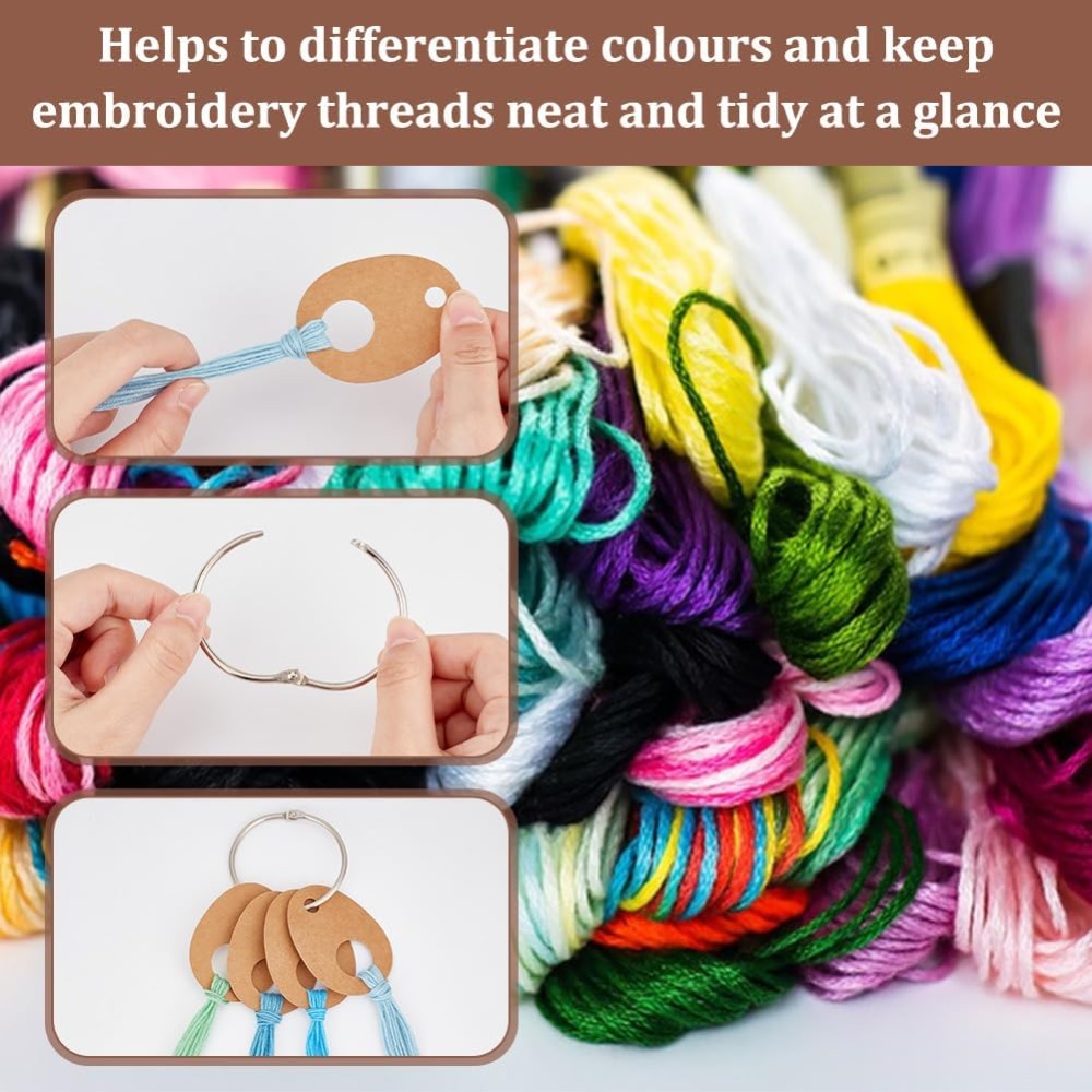100 Stuks Teardrop Floss Draad - Embroidery Floss Thread recensie en prijs