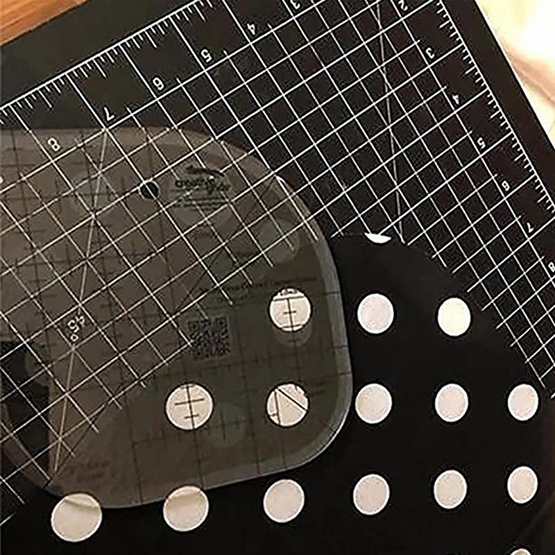 Gebogen hoeksnijder Quiltlinia - Quilting Ruler Square recensie en prijs