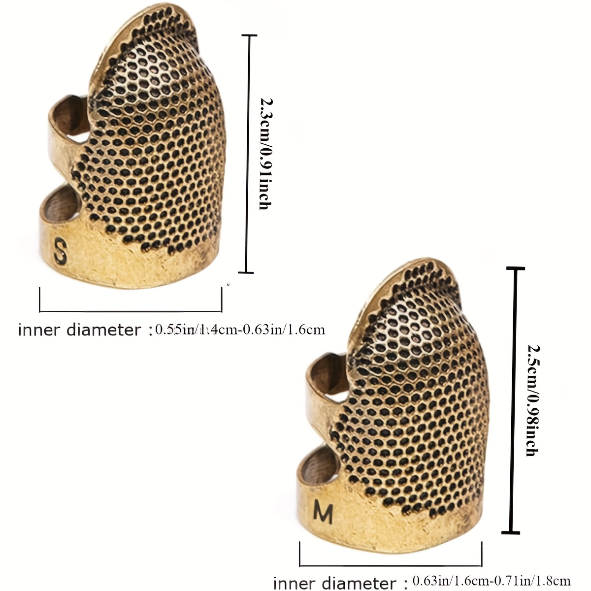 4 stuks naaivingerhoesjes, ver - Sewing Thimble Metal recensie en prijs